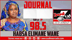 SUD FM DIRECT JOURNAL WOLOF 13H DU 19 NOVEMBRE 2022 AVEC HABSA ELIMANE WANE.
