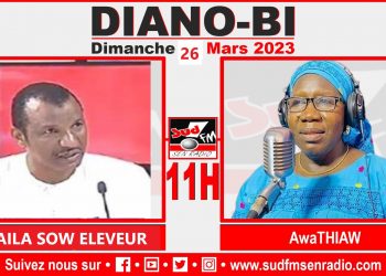 DIANO BI DU 26 MARS 2023 AVEC ISMAILA SOW, Pdt DU CONSEIL NATIONAL DE LA MAISON DES ÉLEVEURS.