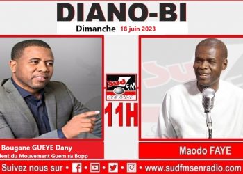 DIANOBI DU 18 JUIN 2023 AVEC BOUGANE GUEYE DANY, LEADER DU MOUVEMENT GUEUM SA BOPP.