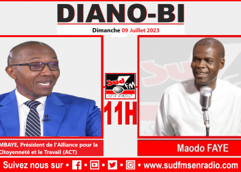 DIANO BI DU 09 JUILLET 2023 AVEC ABDOUL MBAYE, ANCIEN PREMIER MINISTRE ET PRÉSIDENT DU PARTI DE L&rsquo;ALLIANCE POUR LA CITOYENNETÉ LE TRAVAIL (ACT)