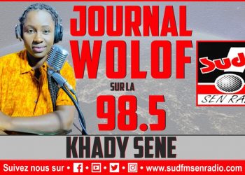 SUD FM DIRECT JOURNAL WOLOF 13H DU 26 AOÛT 2023 AVEC KHADY SENE.