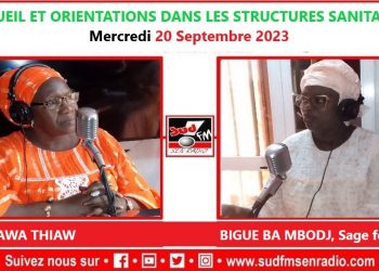 SUD FM EN DIRECT ACCUEIL ET ORIENTATIONS DANS LES STRUCTURES SANITAIRESDU 20 SEPTEMBRE 2023.