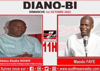 DIANO-BI DU 1er OCTOBRE 2023 AVEC ABDOU KHADRE NDIAYE, D.G. DU CENTRE NATIONAL DE LA FONCTION PUBLIQUE LOCALE ET MAIRE DE GAYA.