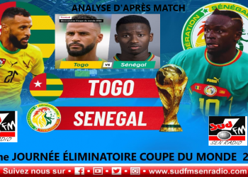 SUD FM DIRECT ANALYSE D’APRÈS MATCH TOGO-SÉNÉGAL DU 21 NOVEMBRE 2023.