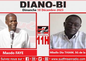 DIANO-BI DU 10 DÉCEMBRE  2023 AVEC MBALLO DIA THIAM, S.G DE LA FGTS/B