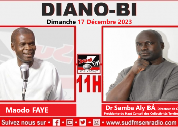 DIANO-BI DU 17 DÉCEMBRE 2023 SAMBA ALI BA, DIRECTEUR DE CABINET DE LA PRÉSIDENTE DU HAUT CONSEIL DES COLLECTIVITÉ TERRITORIALES (HCCT).