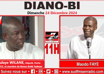 DIANO BI DU 24 DÉCEMBRE 2023 AVEC ABDOULAYE WILLANE, DÉPUTÉ, PORTE PAROLE DU P.S. ET MEMBRE DE B.B.Y.