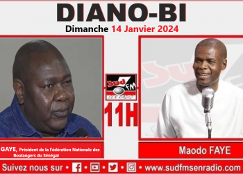DIANO-BI DU 14 JANVIER 2024 AVEC AMADOU GAYE, PRÉSIDENT DE LA FÉDÉRATION NATIONALE DES BOULANGERS DU SÉNÉGAL.