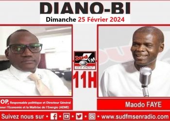 DINO-BI DU 25 FÉVRIER 2024 2024 AVEC SAËR DIOP, RESPONSABLE POLITIQUE ET D.G. DE L’AGENCE POUR L’ÉCONOMIE ET LA MAÎTRISE DE L’ÉNERGIE (A.E.M.E.)