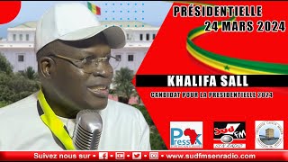 PRESIDENTIELLE 2024 AGORA RECOIT KHALIFA SALL
