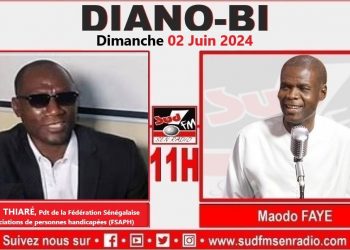 DIRECT DIANO-BI DU 02 JUIN 2024 AVEC MOUSSA THIARÉ, EXPERT EN DÉVELOPPEMENT INCLUSIF ET Pdt DE LA F.S.A.P.H. (Fédération Sénégalaise des Associations de Personnes Handicapées).