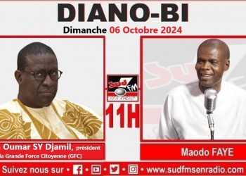 DIANO BI DU 06 OCTOBRE 2024 AVEC CHEIKH OUMAR SY DJAMIL, PRÉSIDENT DE LA GRANDE FORCE CITOYENNE (GFC)