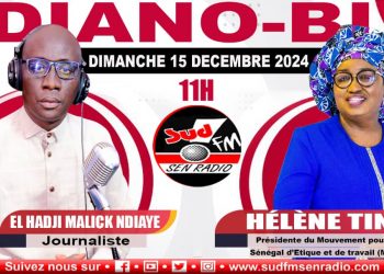 DIANO-BI DU 15 DÉCEMBRE 2024 HÉLÈNE TINE, PRÉSIDENTE DU MOUVEMENT POUR UN SÉNÉGAL D&rsquo;ÉTHIQUE ET DE TRAVAIL (MSET).