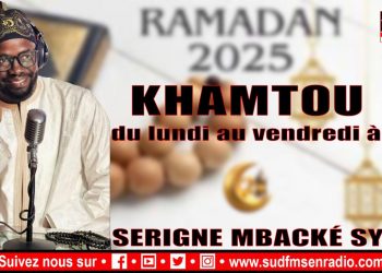 SUD FM KHAMTOU DU 14 MARS 2025 AVEC OUSTAZ MBACKÉ SYLLA.