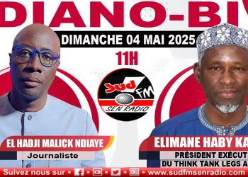DIANO BI DU 04 MAI 2025 AVEC ÉLIMANE HABY KANE PRÉSIDENT DE LEGS-Africa (Leadership, Ethique, Gouvernance, Stratégies pour l&rsquo;Afrique).