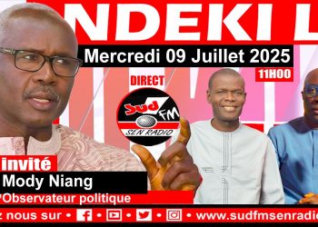 NDEKI LI EN DIRECT SUR SUDFM DU 09 JUILLET 2025.