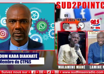 Publication du Rapport Général des Assises des médias » Plus de 300 sites internet répertoriés.  »Desinformation numérique »,  »mésinformation », mal-information » autant de néologisme révélés par le rapport.  ‎Quel diagnostic pour les médias sociaux dans un secteur en pleine mutation ? ‎Le rapport dégage t&rsquo;il des perspectives reluisante avec l&rsquo;intrusion de l&rsquo;intelligence artificielle?  ‎Votre émission SUD 2 POINT COM de ce mercredi 09 juillet revient sur les contours de ce rapport en lien avec le secteur des Nouvelles Technologies de l&rsquo;information et de la communication.  Pour en parler, ‎Malamine Mané et Lamine Mbodj reçoivent SALOUM Kaba DIAKHATE, membre du Comité de pilotage des Assises des Médias et Secrétaire général du collectif des techniciens de la presse audiovisuelle du Sénégal.