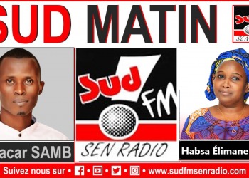 SUD FM DIRECT SUD MATIN DU 30 AOÛT 2025AOÛT 2025 AVEC HABSA ÉLIMANE WANE ET BABACAR SAMB.