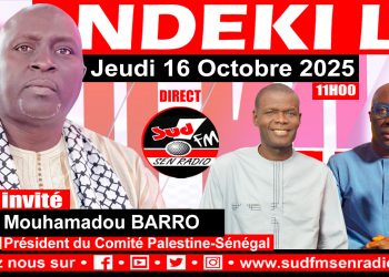 SUD FM NDEKILI DU 16 OCTOBRE 2025