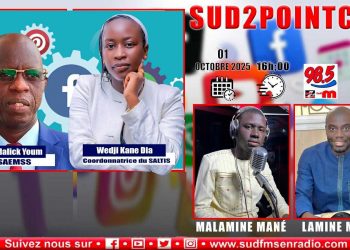  »Integration Progressive » de l’intelligence Artificielle dans le système éducatif sénégalais, une des annonces majeurs de ministre de l’éducation nationale pour  l’année scolaire 2025-2026.  ‎Quels sont les atouts de l’IA à l’école ? Peut-elle contribuer à l’inclusion scolaire ? Ne risque-t-elle pas d’aggraver les cas de tricheries ?  ‎Pour en parler , SUD 2 POINT COM de ce mercredi 1 octobre sur la Radio Sud FM et ses différentes plateformes digitales reçoit El Hadj Malick Youm, Secrétaire Général du SAEMSS, qui était récemment en Chine pour un séminaire sur l’introduction de l’IA à l’école et WEDJI Kane Dia – cofondatrice de l’Institut des Algorithmes du Sénégal – Coordonnatrice du Salon International des Algorithmes des Sciences, Technologies et de l’Innovation du Sénégal. ‎IA à l’école sénégalaise : Risque ou innovation ?  SUD 2 POINT de ce mercredi 1 octobre pose le débat à partir de 16h animé par Malamine Mané et Lamine Mbodj. ‎