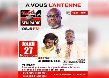 SUD FM DIRECT A VOUS L’ANTENNE DU 27 NOVEMBRE 2025 AVEC OUSTAZ ALIOUNE SALL ET IMAM AL HASSANE LY.