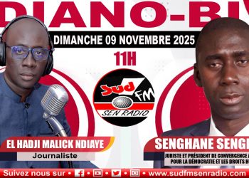 DIANO-BI DU 09 NOVEMBRE 2025 SENGANE SENGHOR JURISTE ET PRÉSIDENT DE CONVERGENCE AFRICAINE POUR LA DÉMOCRATIE ET LES DROITS HUMAINS (CADDHU).