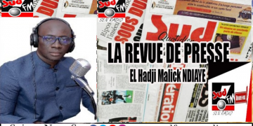 SUD FM REVUE DE LA PRESSE DU 23 JANVIER 2026 AVEC EL MALICK NDIAYE.