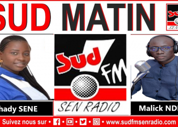 SUD FM MATIN DIRECT DU 10 JANVIER 2026 AVEC KHADY SENE ET EL HADJ MALICK NDIAYE.