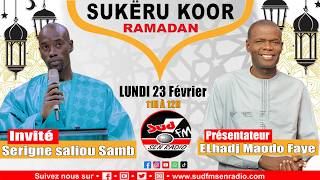 SUD FM EN DIRECT SOUKAROU KOR DU 23 FÉVRIER 2026